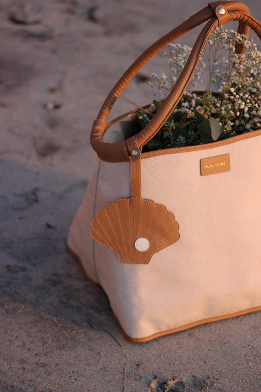 Ruda paplūdimio tašė