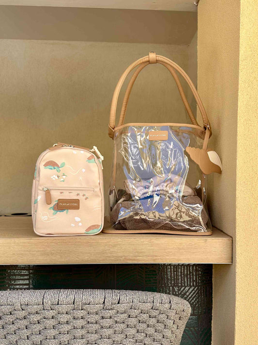 Ruda keliautojų pietų kuprinė