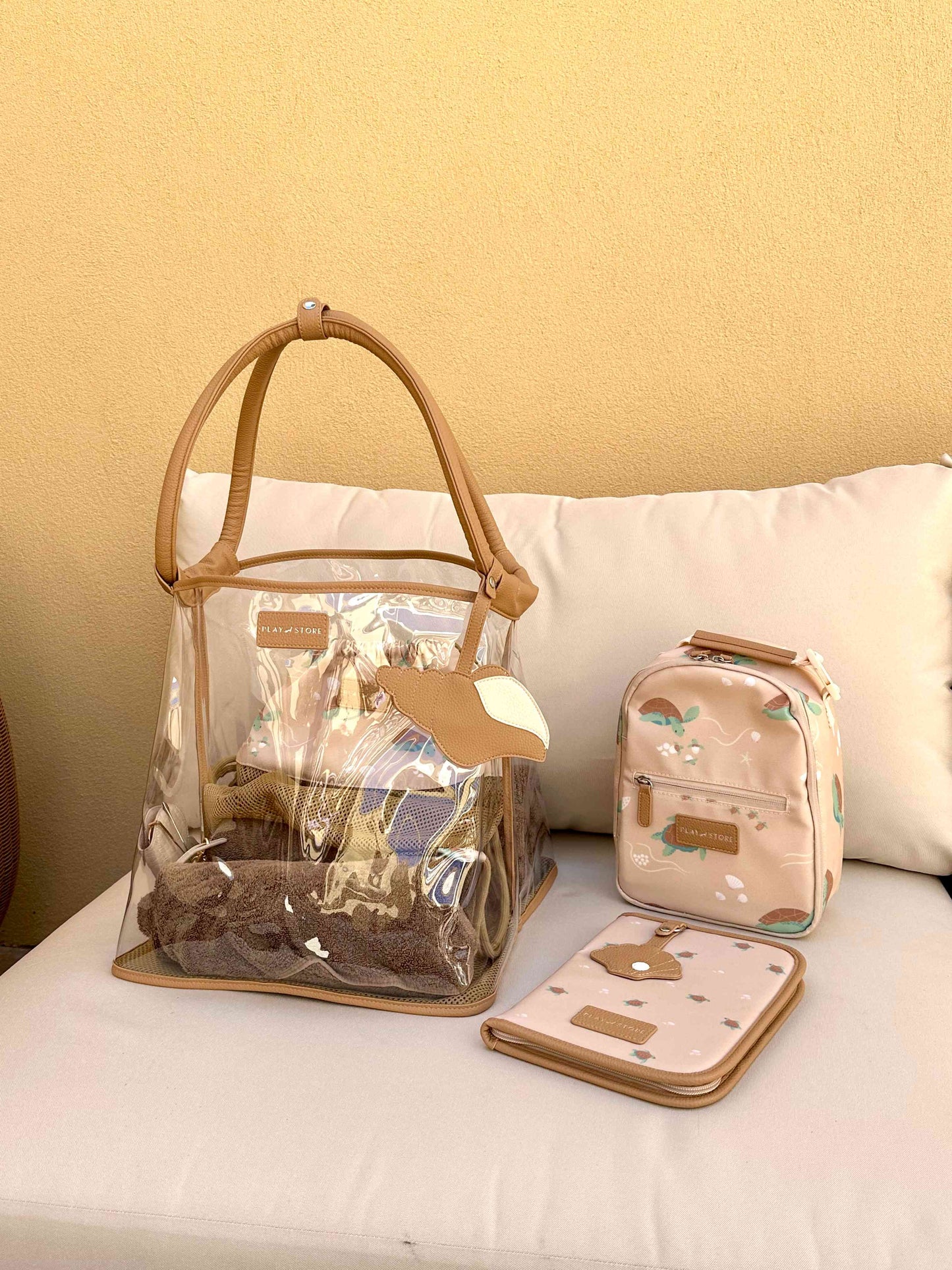 Ruda keliautojų pietų kuprinė