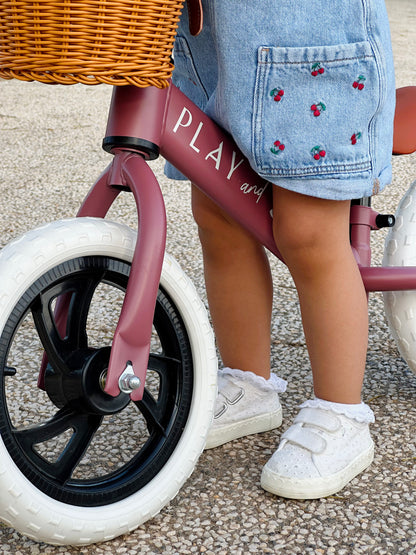 PREMIUM ROŽINIO AUKSO BALANSINIS DVIRATIS