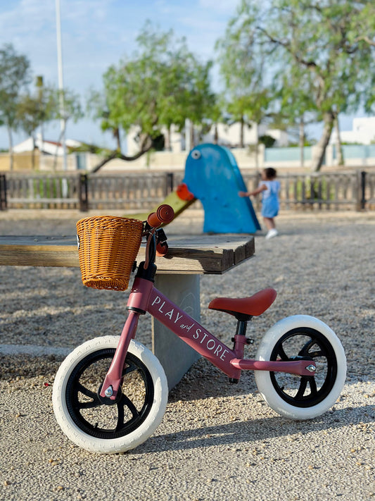 PREMIUM ROŽINIO AUKSO BALANSINIS DVIRATIS