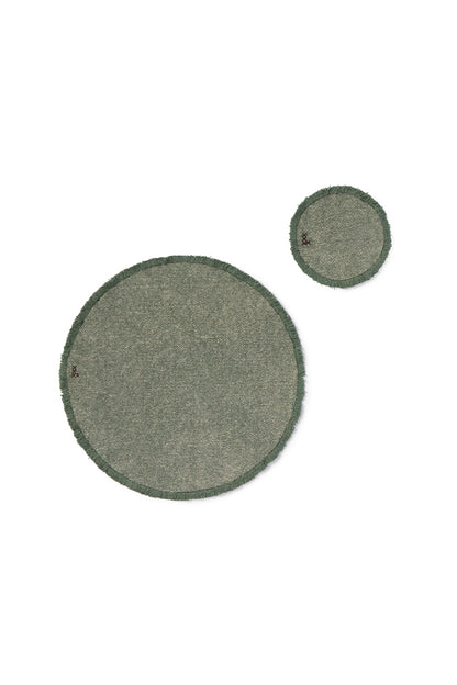 Vintažinių padėkliukų komplektas "Duck green"