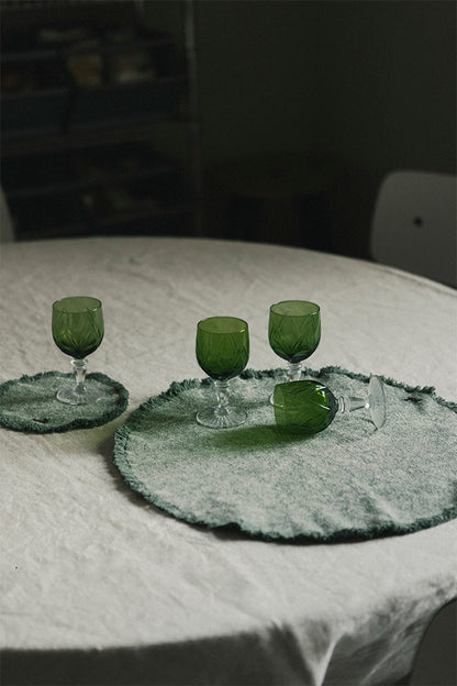 Vintažinių padėkliukų komplektas "Duck green"