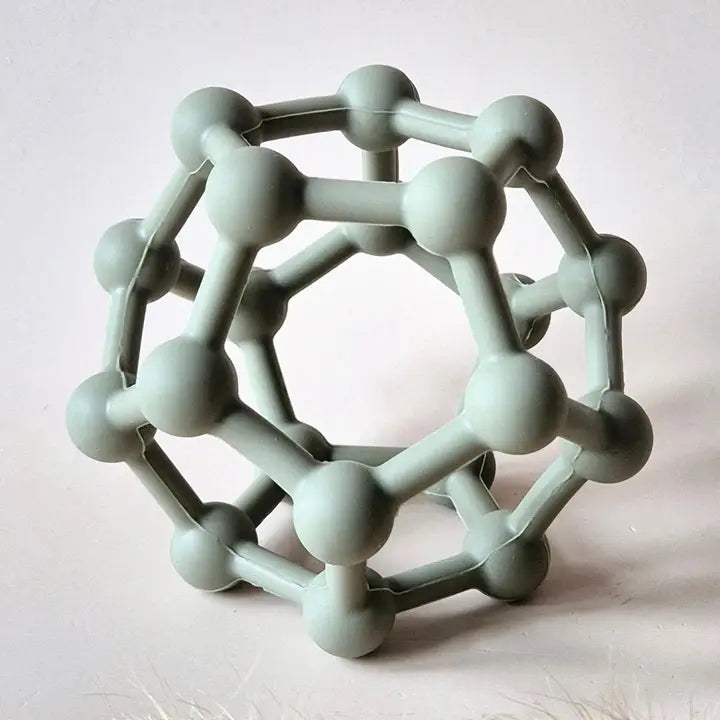 Silikoninis lankstus motorikos kamuoliukas su iškilimais