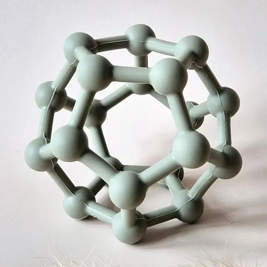 Silikoninis lankstus motorikos kamuoliukas su iškilimais