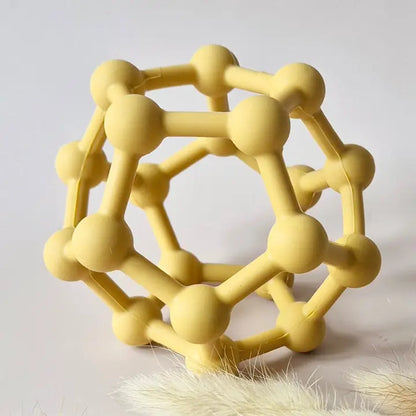 Silikoninis lankstus motorikos kamuoliukas su iškilimais