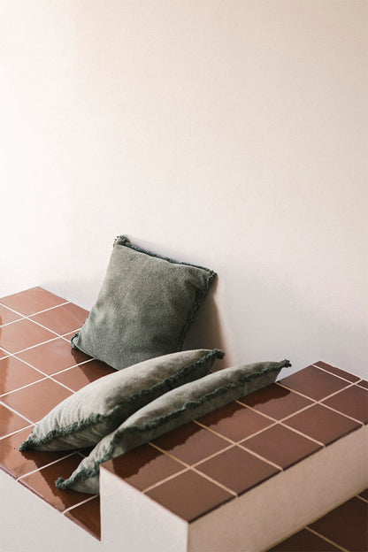 Vintažinė pagalvėlė "Duck green"