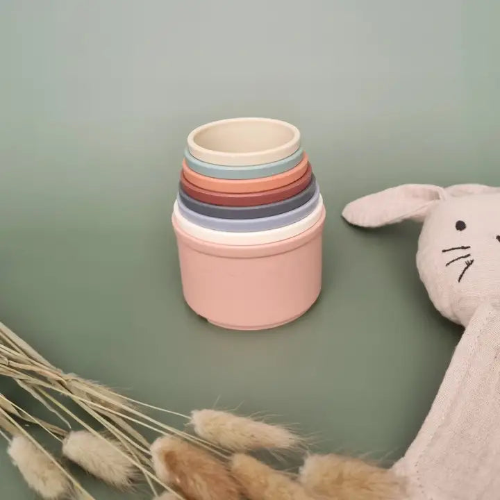 Sensorinis bokštas vaikams „Žemės spalvos"