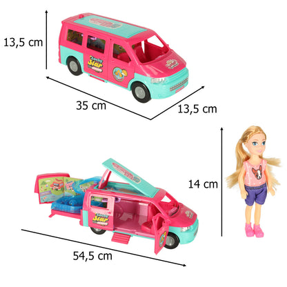 KEMPERIS LĖLĖ LĖLĖ AUTOMOBILIS KEMPERIO PRIEDAI LĖLĖ BASEINAS