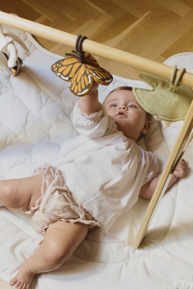 3 barškučių laikiklių rinkinys „Gulbė“