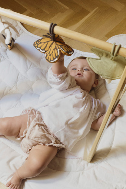 3 barškučių laikiklių rinkinys „Gulbė“