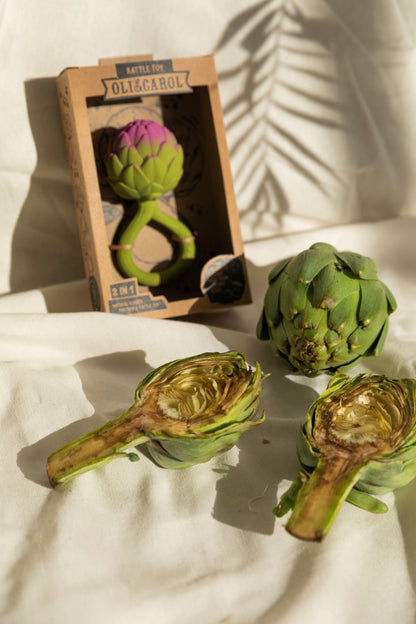 Artišoko kramtukas - barškutis