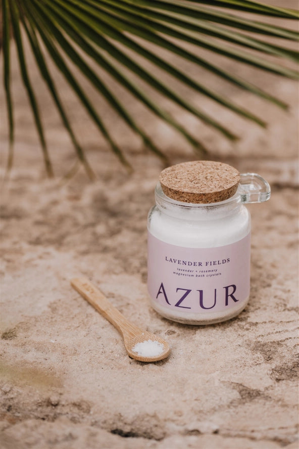 Vonios druska su magniu ir eteriniais aliejais „Lavender Fields“ 240 g