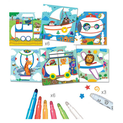 Magiško spalvinimo rinkinys „Exploracolo“