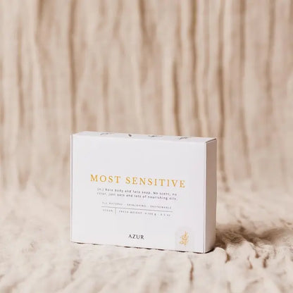 Natūralus kūno ir veido muilas jautriai odai „Most Sensitive“ 100 g