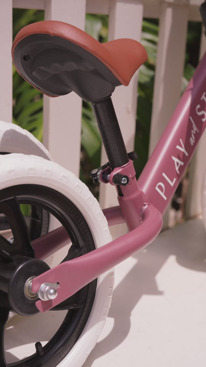 PREMIUM ROŽINIO AUKSO BALANSINIS DVIRATIS