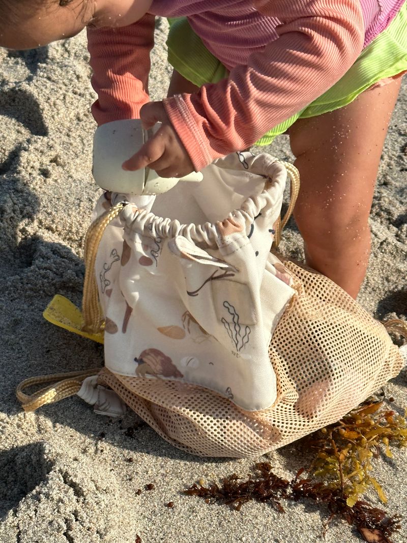 Sportinis krepšys smėlio spalvos