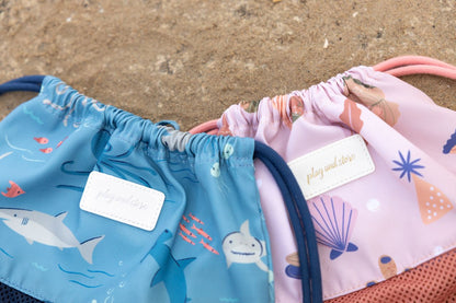 Sportinis krepšys su kriauklėm