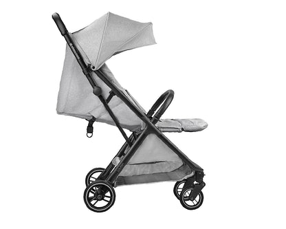 Automatiškai sulankstomas vežimėlis „Lauren“ - šviesiai pilkos spalvos
