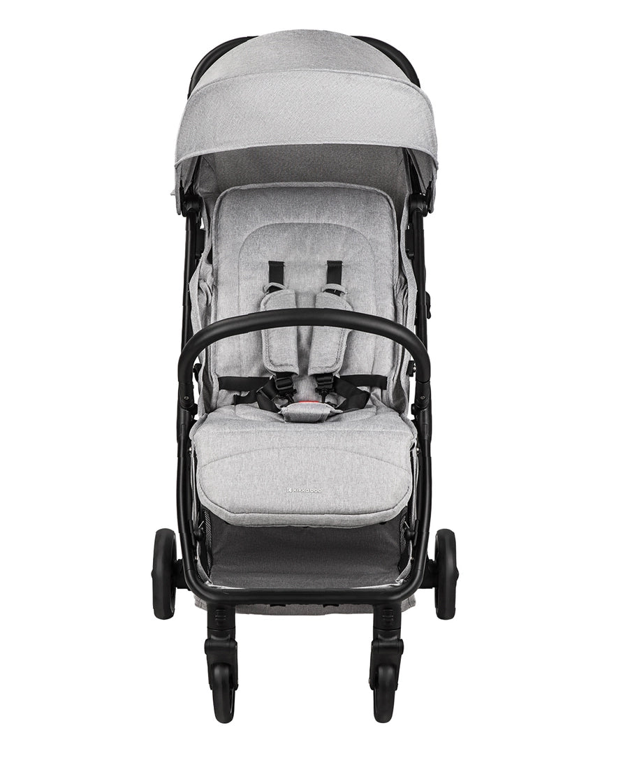 Automatiškai sulankstomas vežimėlis „Lauren“ - šviesiai pilkos spalvos