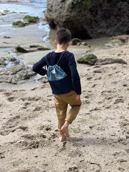 Sportinis krepšys su rykliais