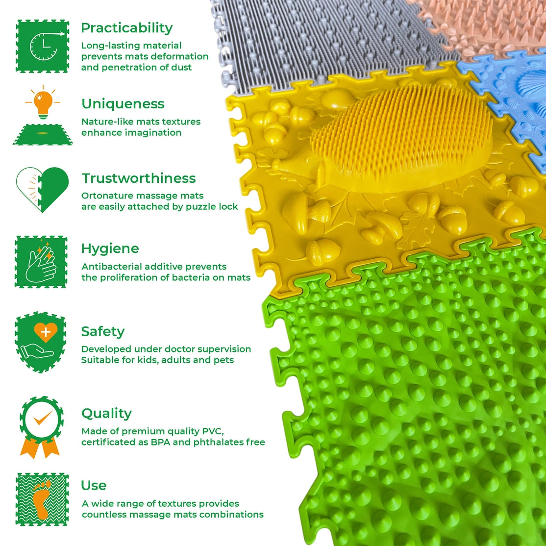 Sensorinis kilimėlis – rinkinys „Jaunasis tyrinėtojas“