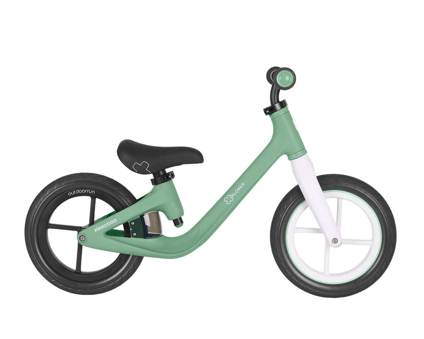 Balansinis dviratukas "Xplorer" - Žalios spalvos
